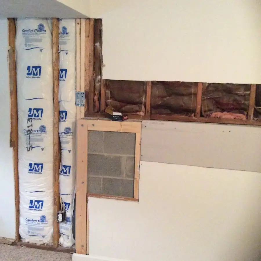 Wall insulation replacement during Odor Removal & Deodorization in Raymore